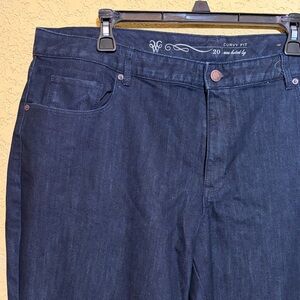 Coldwater Creek Dark Blue Boot Cut Pants